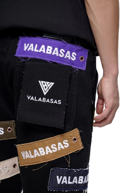 Valabasas Banner Shorts - Jet Black