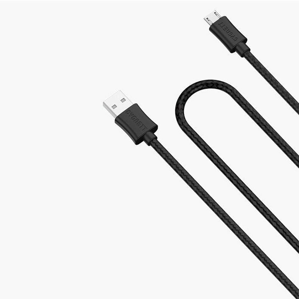 Cygnett Source Micro-Usb to Usb Braided Cable (2m/6.5') - Black
