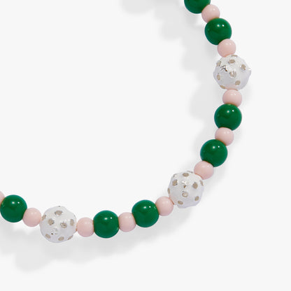Barbie™ Pickleball Beaded Charm Bangle