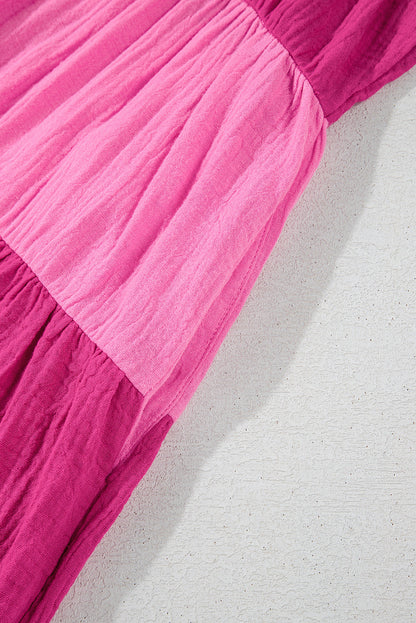 Jenesis Flutter Tiered Mini Dress