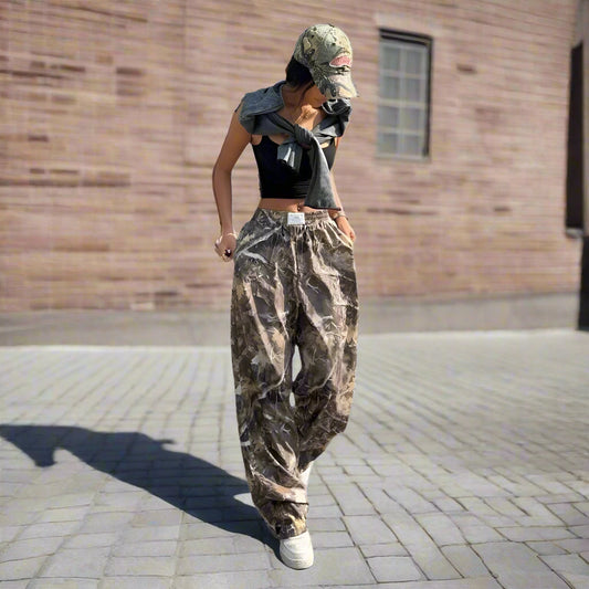🧢 Women's Y2K Camouflage Cargo Pants