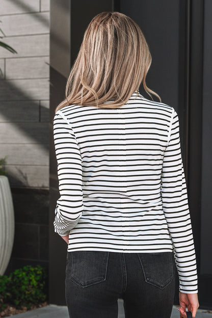 Threaded Pear Samira Sleeve Slim top Long Sleeve Top