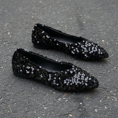 Women’s Pointed-Toe Flat Casual Shoes