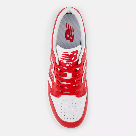 New Balance Mens 480 Team Red/White