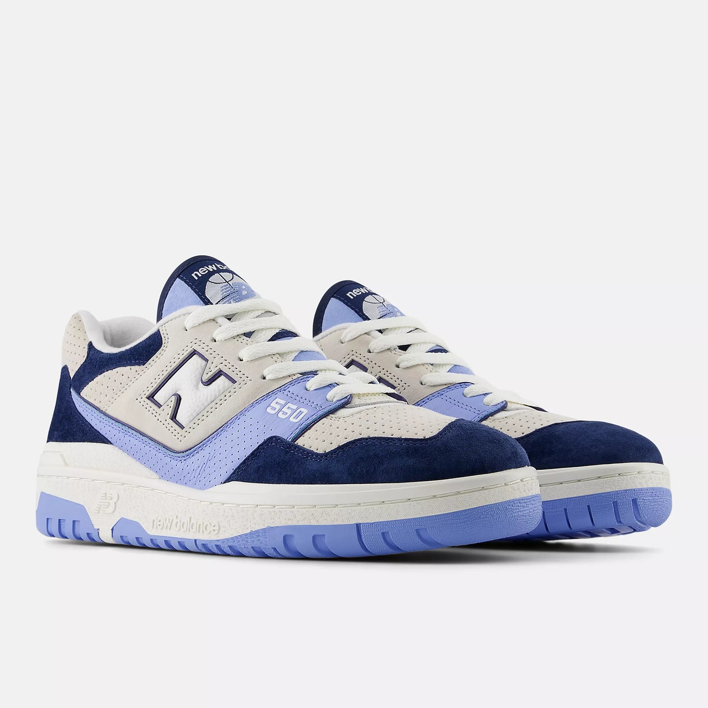 New Balance Mens 550 Navy Electric Sky