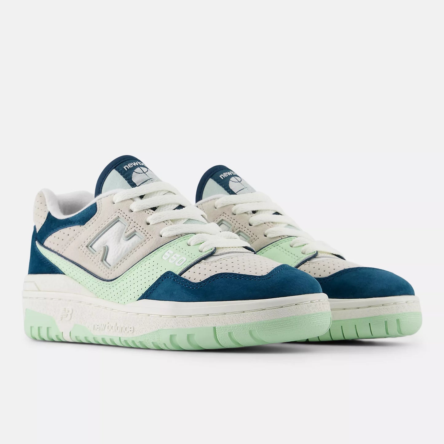 New Balance Mens 550 Clay Ash Melon Water