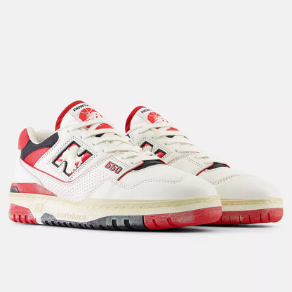 New Balance Mens 550 Vintage Pack Team Red