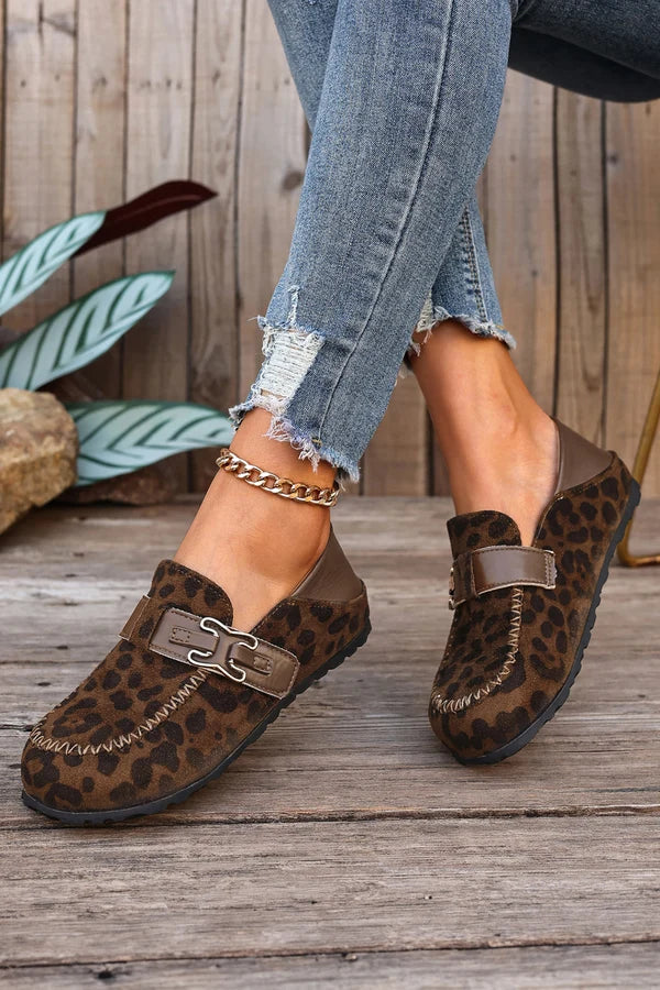 Threaded Pear Keziah Buckle Slip On Shoes