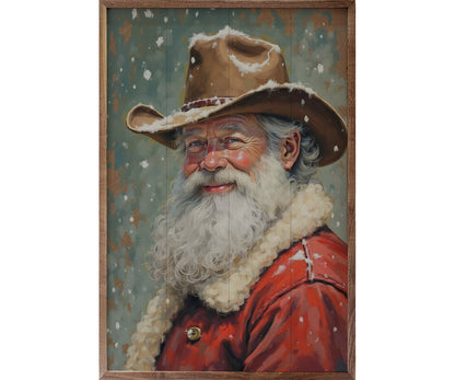Kendrick Home Cowboy Claus Portrait