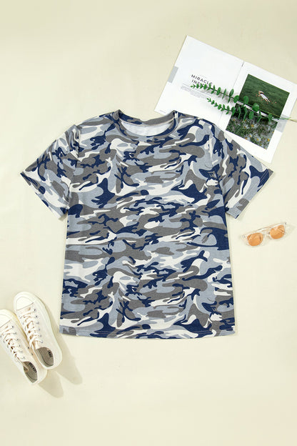 Threaded Pear Brooklynn Print Short Sleeve PLUS Tee
