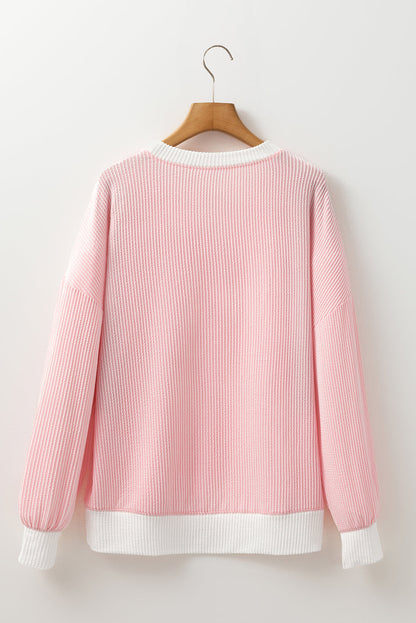 Threaded Pear Emiliana Drop Shoulder Loose Top