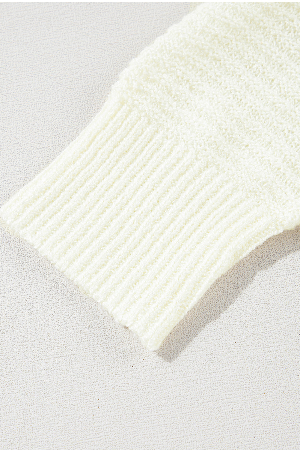 Threaded Pear Eleanor Shoulder Bubble Sleeve Sweater