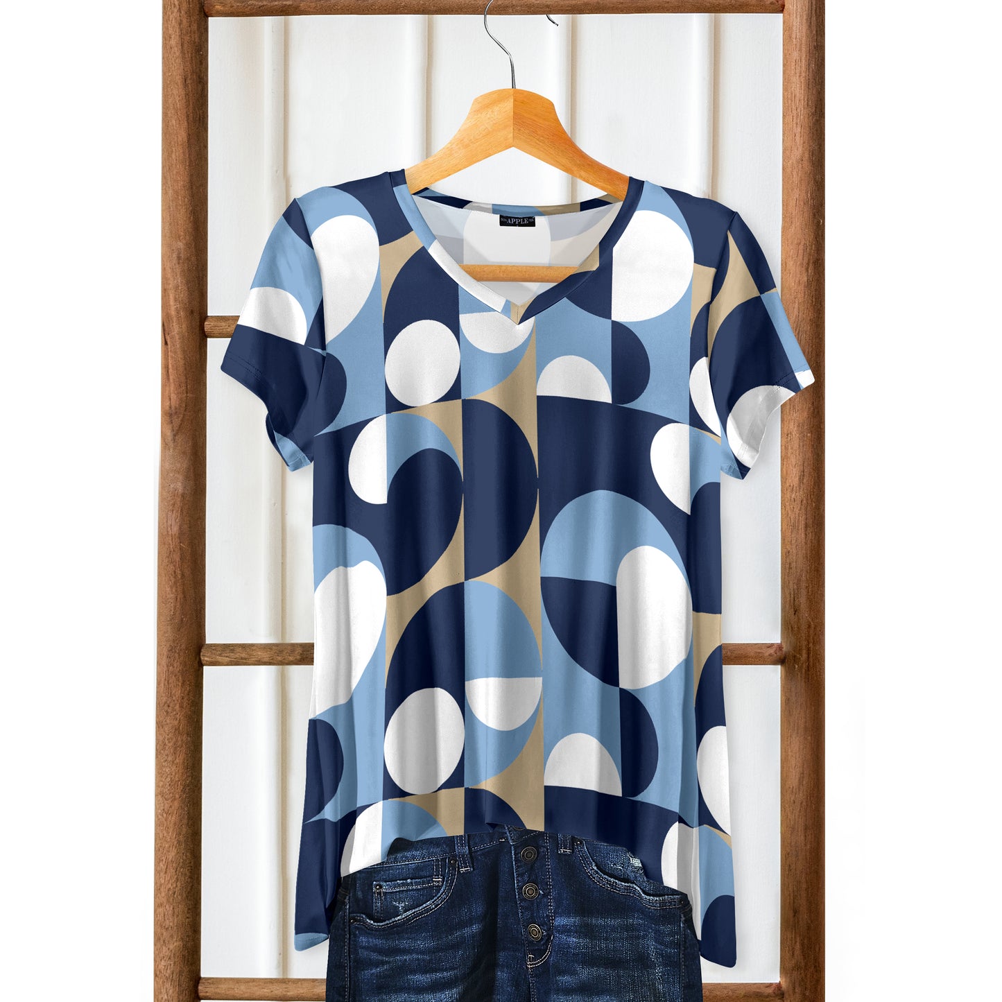 Blue and White-