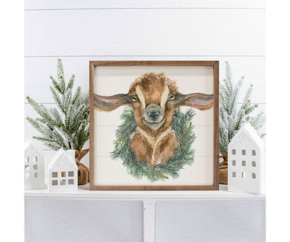Kendrick Home Goat Wreath White