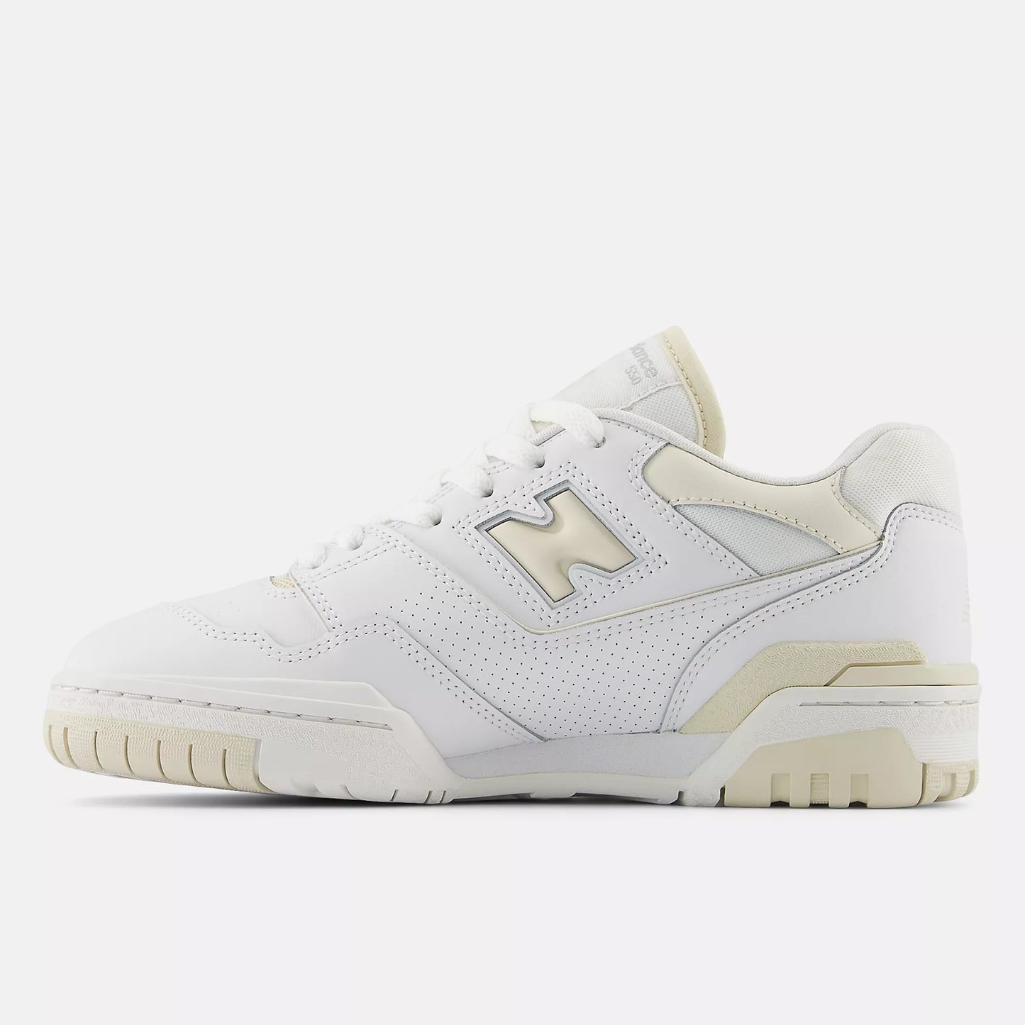 New Balance Womens 550 White Linen