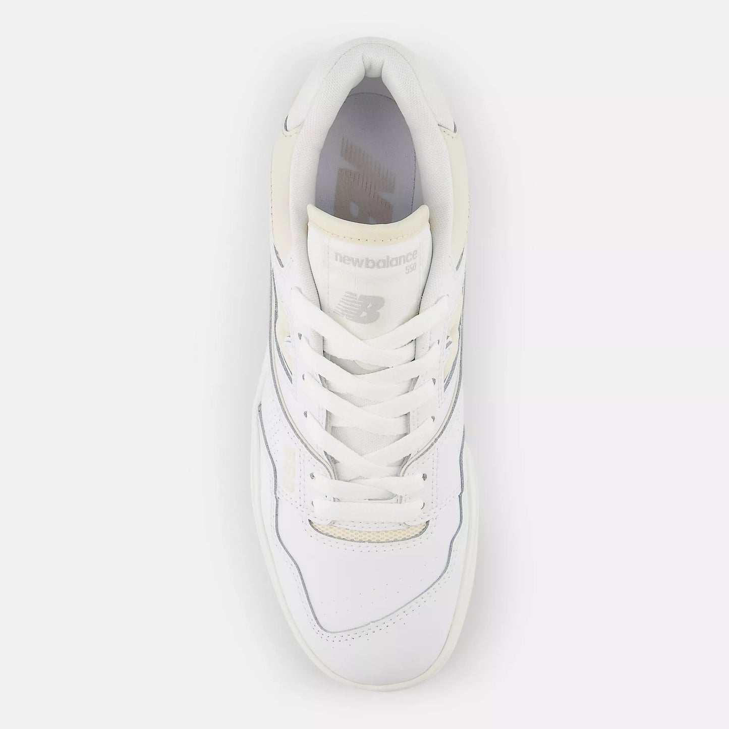 New Balance Womens 550 White Linen