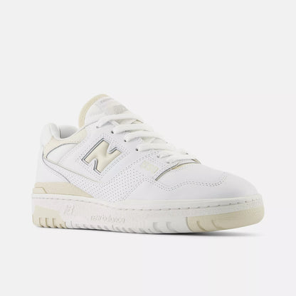 New Balance Womens 550 White Linen
