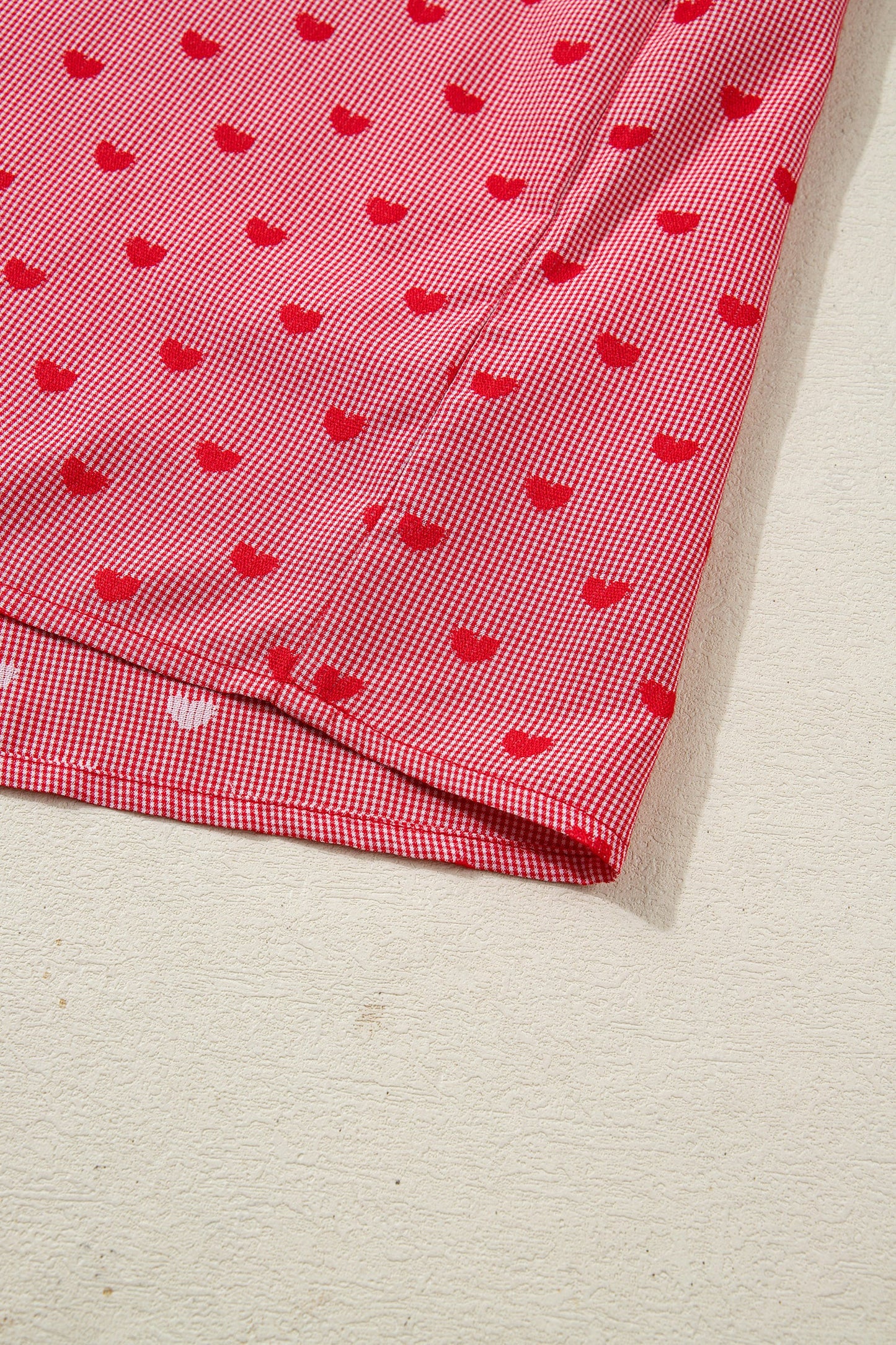 Threaded Pear Charlie Sleeve Loose Valentine Shirt