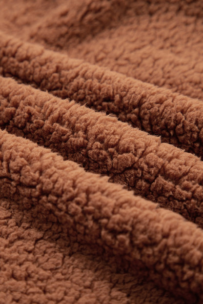 Threaded Pear Bethany Up Hooded Sherpa Jacket