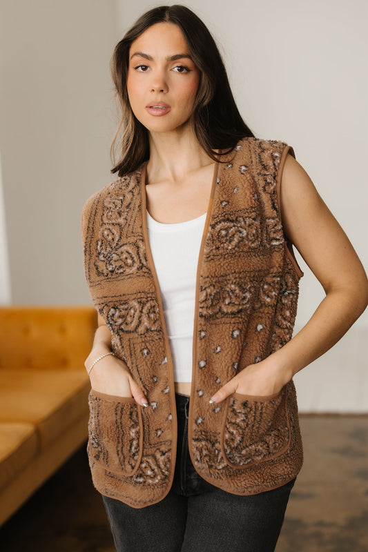 Threaded Pear Elaine Western Fashion Vest Jacket
