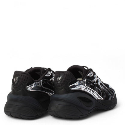 Puma Grade School Inverse Rev Black Dark Grey Silver