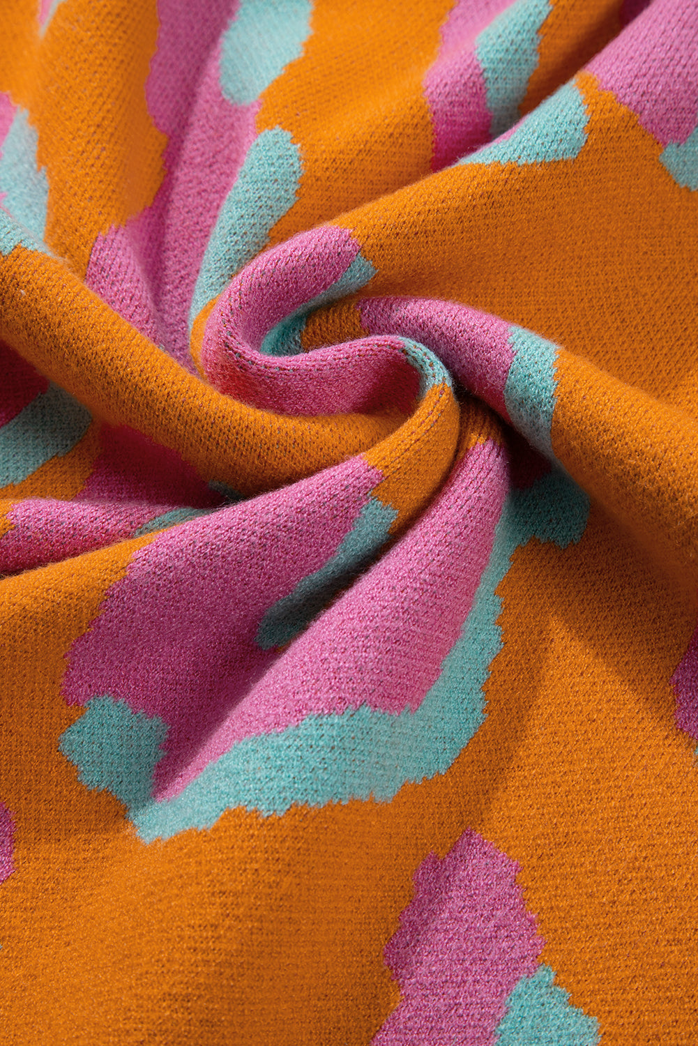 Threaded Pear Sophia Colorblock Ribbed Edge Sweater