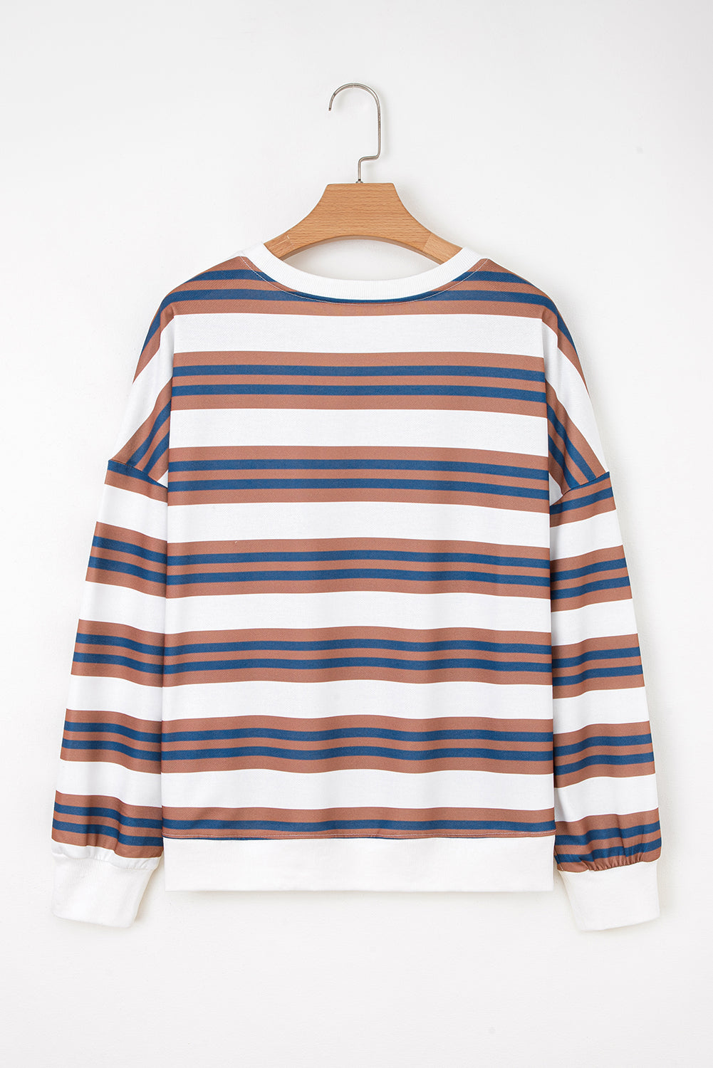 Threaded Pear Marlowe Stripe Drop Shoulder Pullover