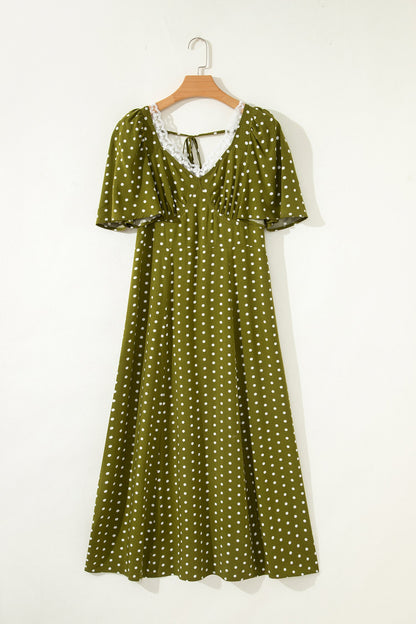 Threaded Pear Londyn High Waist Maxi Dress