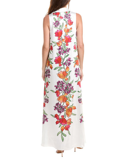 Badgley Mischka Trapeze Shirt Gown