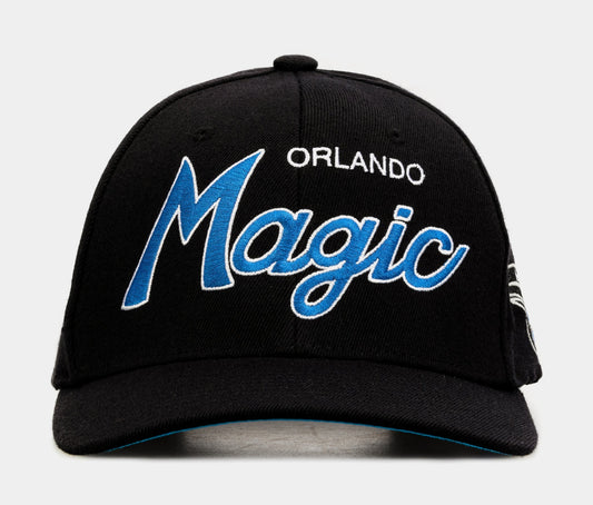 Mitchell & Ness Men's NBA Team Script 2.0 Stretch Snapback Magic Snapback Caps