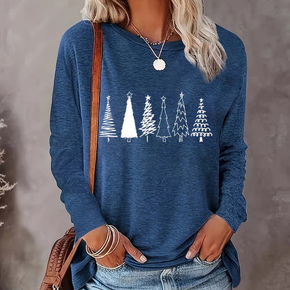 Women’s Christmas Shirt | Cute Christmas Tree Graphic Tee