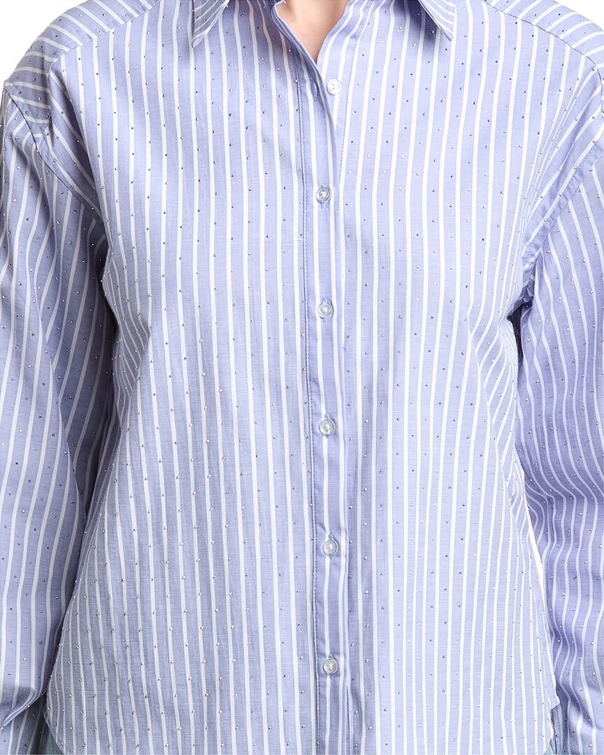 BLUE STRIPE HEART-