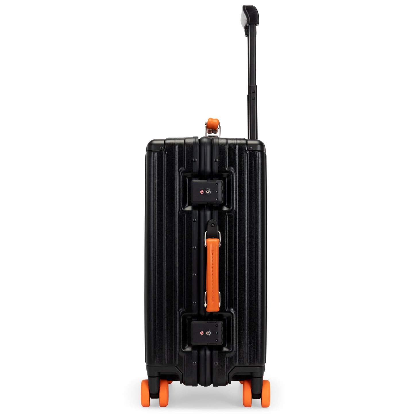 Black with Orange accents-