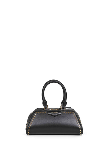 Mini Handbag Antigona East-West Black