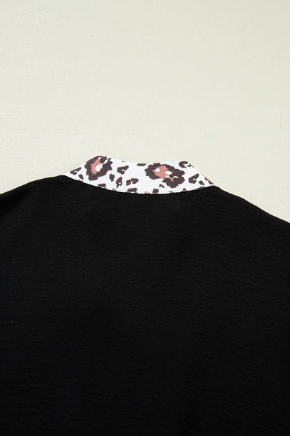 Threaded Pear Keziah Sleeve Patchwork Trim Blouse