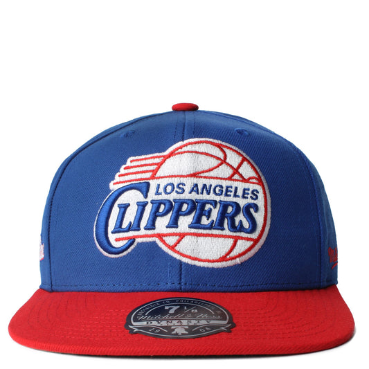 Mitchell & Ness Men's NBA Core Side Fitted Hwc Clippers Fitted Caps