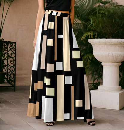 Black and Beige-