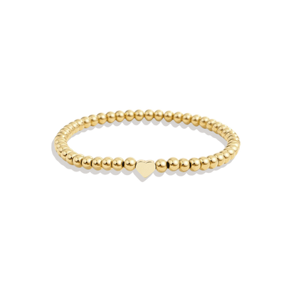 Mint & Lily Heart Beaded Stacking Bracelet