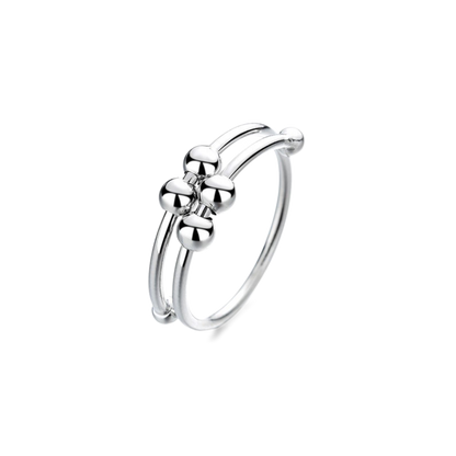 Mint & Lily Adjustable Beaded Fidget Ring