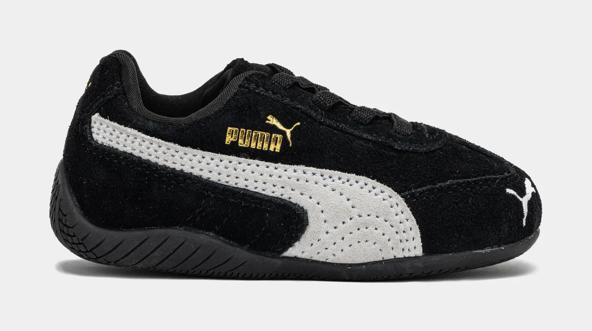 PUMA Speedcat OG Toddlers' (TD) Easy-On Sneakers — Black Suede