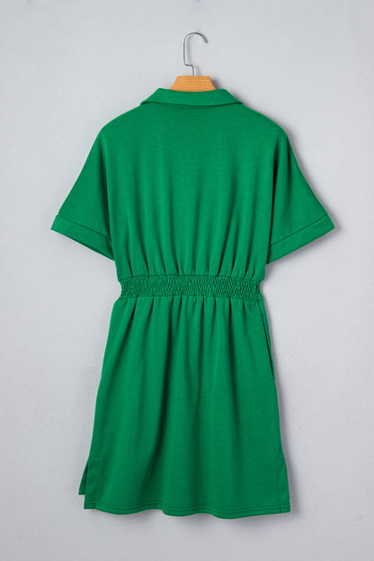 Threaded Pear Lakelynn Short Sleeve Mini Dress