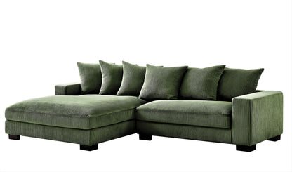 Luxe - Oversized 2 Piece Sectional Couches for Living Room, L Shaped Sofa With Chaise