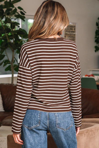 Brown Stripe-