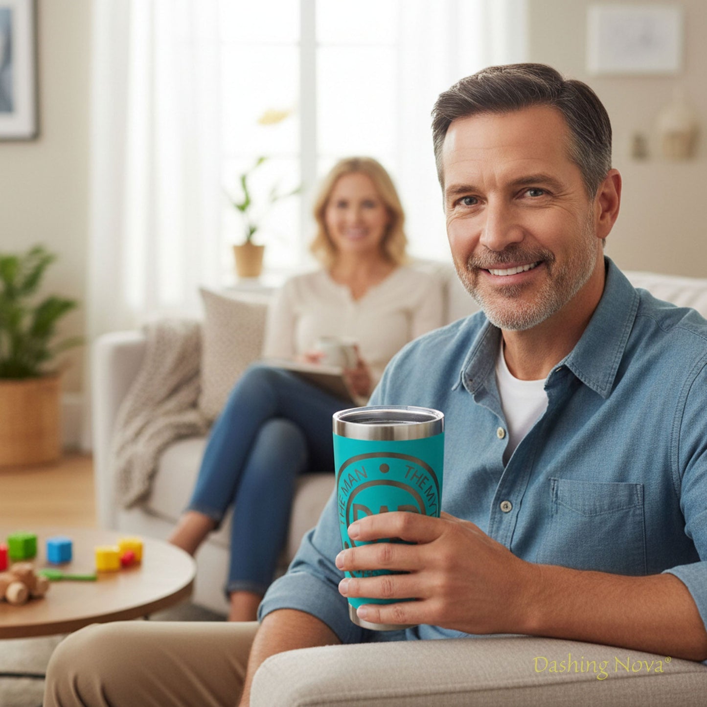 Best Dad Ever Laser Engraved Tumbler - Father's Day & Birthday Gift