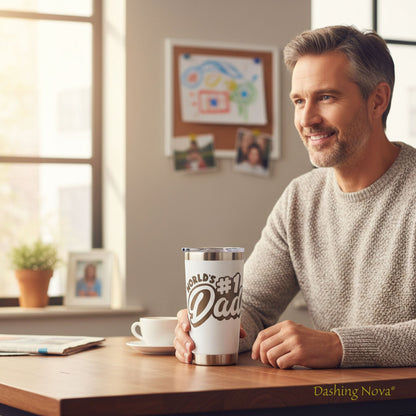 Best Dad Ever Laser Engraved Tumbler - Father's Day & Birthday Gift
