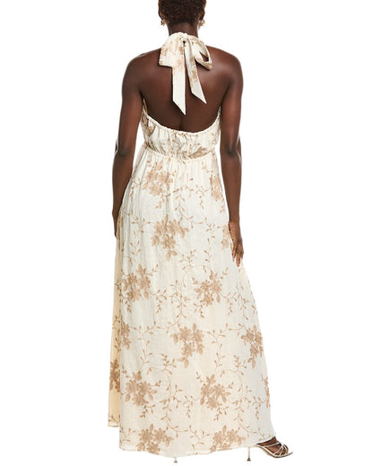 WHTS-IVORY LUREX EMBROIDERY-