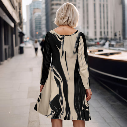 Cream & Black-