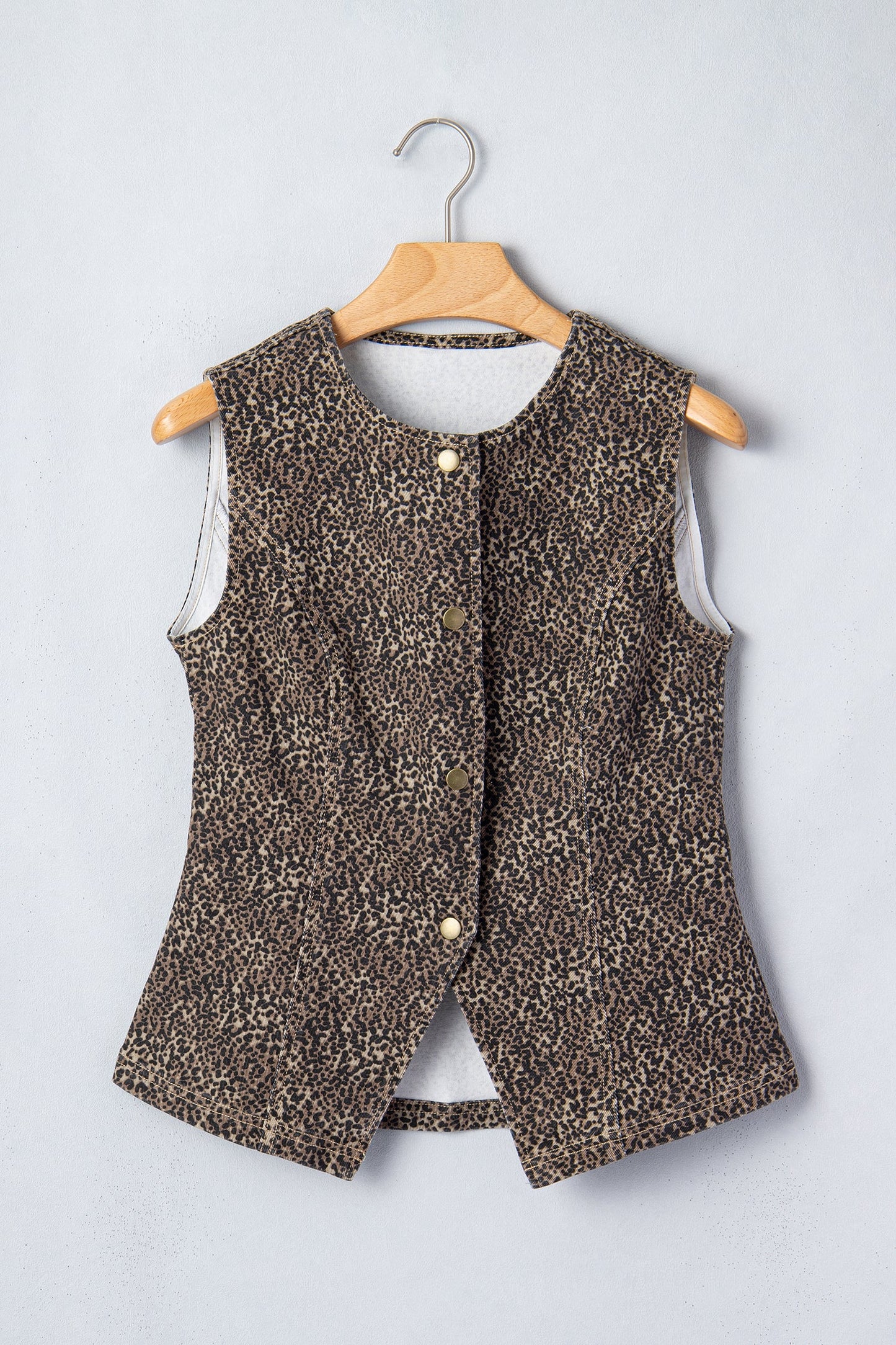 Threaded Pear Elliana Print Slim Vest