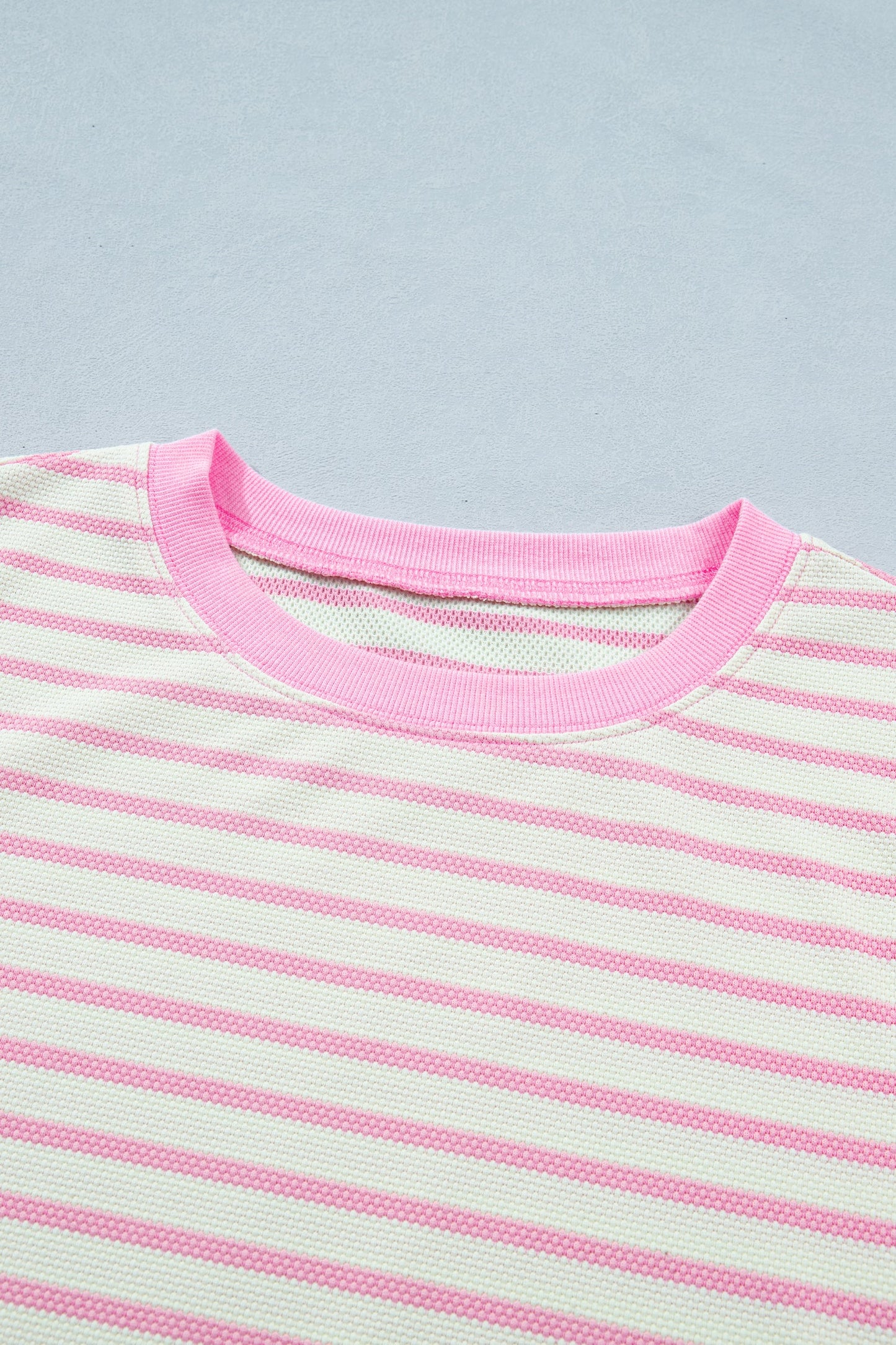 Threaded Pear Hope Short Sleeve Patchwork Blouse