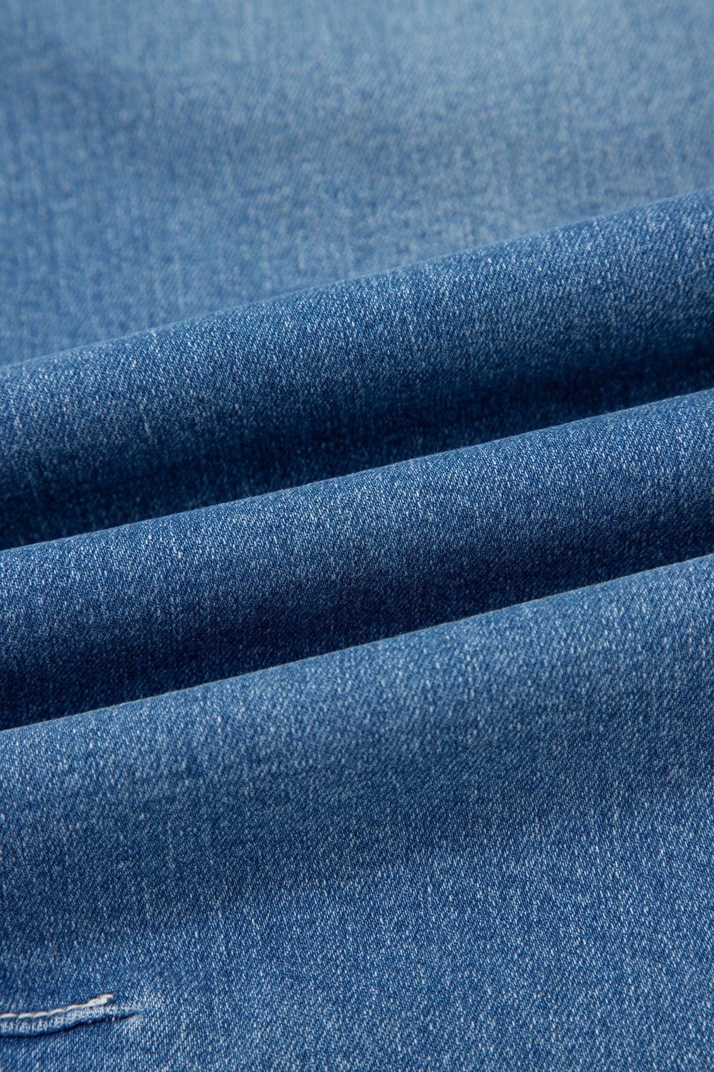 Threaded Pear Hana Wash Cuffed Barrel Jeans
